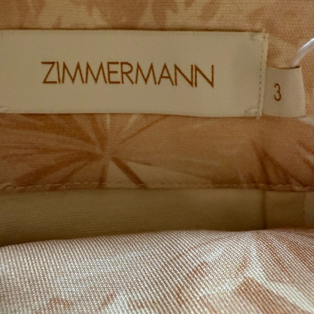 Zimmermann Tropical Floral Belted Linen Tuck Shorts - Picture 6 of 8